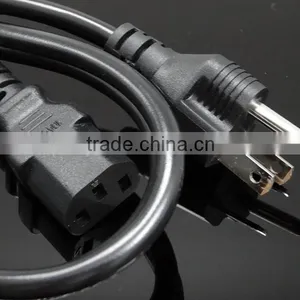Grounded US Plug to C13 Female Connector Ending Power Cord UL Listed thumbnail-2
