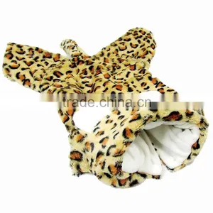 Hot Selling Autumn Winter Double Layer Velveteen Fleece Four Legs Style Leopard Pet Overcoat Dog Apparel thumbnail-6