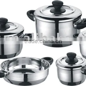 9 Pcs Stainless Steel Cookware Set (S-A1827-T9) thumbnail-1