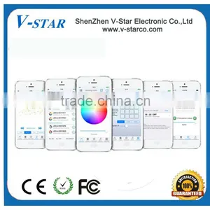 Led Dimmable Bluetooth E27 6W RGBW Bulb + Wireless Remote + Smart Wifi Bridge IOS /Android APP thumbnail-4