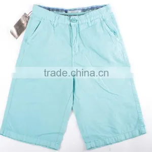 Men 100%cotton Garment Stock Lot Washed Shorts thumbnail-1