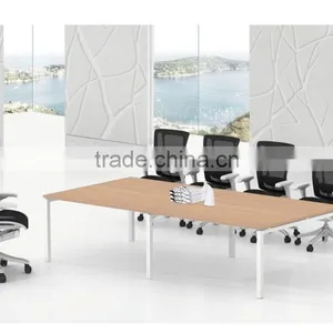Modern 10 Person Wooden Conference Table thumbnail-1