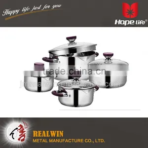 8pcs Cookware Sets Metallic Coating Cookware Elegant Cookware Sets thumbnail-1