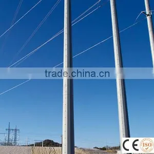 Hot-dip-galvanized Electrical Line Tubular Steel Pole Tower thumbnail-4