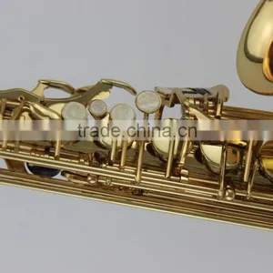 Stock Product Chinese Cheap Gold Lacquer Alto Sax Alto Saxophone With Case thumbnail-3