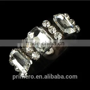 New Vintage Crystal Flower PVC Bracelets & Bangles For Women Fashion Designer Jewelry thumbnail-2