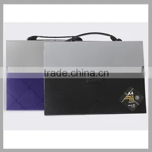 Fashion Handbag Style PP Expanding File Folder With Handle Document Bag thumbnail-2