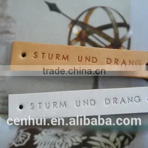 Dongguan High Quality Custom Embossed Leather Label thumbnail-1