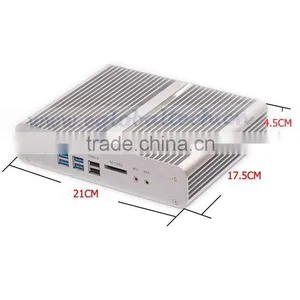 Industrial PC Server Thin Client Intel Core i3 5010U 16GB RAM 256GB SSD Laptop Hard Disk for USB Flash Drive 2 HDMI 2COM 2RJ45 thumbnail-3