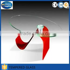 Hot Sale Custom Cut Size Tempered Table Top Glass in thumbnail-1
