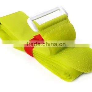 100% Nylon Binding Customized Hook and Loop Straps With Metal Buckle thumbnail-5