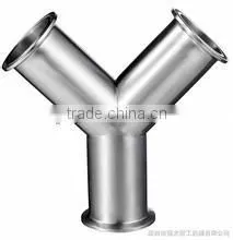 Seamless Y Tee Sanitary Fitting Stainless Steel Pipe Fitting thumbnail-3