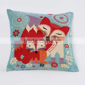 2016 Wholesale Custom Printed Chevron Linen Cushion thumbnail-2