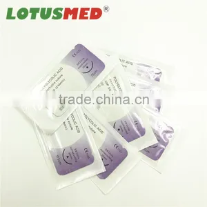 Surgical Suture Thread With Needle Kinds of PGA Suture 75cm thumbnail-1