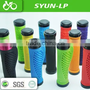 New Style Bicycle Used DH BMX MTB Lock-on Handlebar Grips thumbnail-1