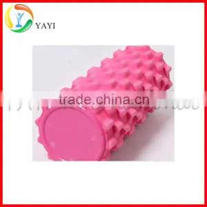 Crossfit Massage Exercise EVA Foam Roller With Caps thumbnail-5