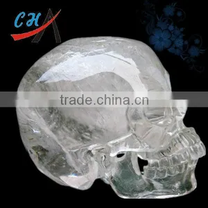 SMOKY QUARTZ CRYSTAL (Brazil) GEMSTONE HUMAN SKULLS thumbnail-1