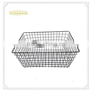 Customized Cheap Metal Wicker Laundry Basket, Clothing Storage Basket thumbnail-1