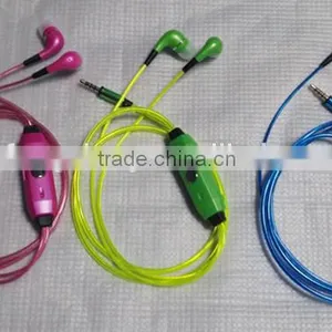 2015 Hot Selling Item EL Visible Flashing Light Earphone for Sports With High Quality thumbnail-5