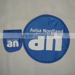 China Cheap Custom Nylon Polyester Folding Custom Foldable Frisbee thumbnail-1