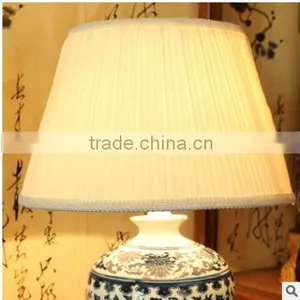 Factory Prices Blue and White Chinese Ceramic Table Lamps With 3C Certification thumbnail-2