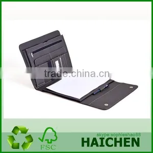 a4 Zip Folio China Leather pu Folio thumbnail-1
