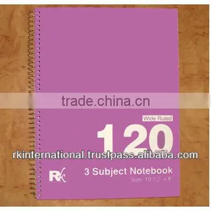 120 Sheets Subject Spiral Notebook thumbnail-1