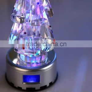 Hot Sale Beautiful Colorful Crystal Christmas Tree thumbnail-4