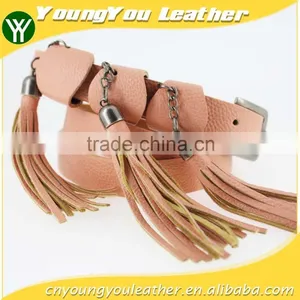 Women's Fashion Tassel Belt With High Quality pu Leather & Folk Tassels thumbnail-1