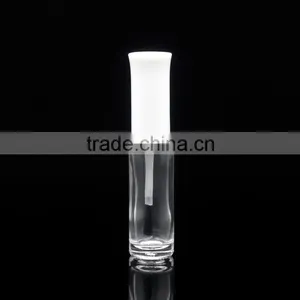Empty Mini Slim Custom Nail Polish Bottle With Brush and White Cap thumbnail-1