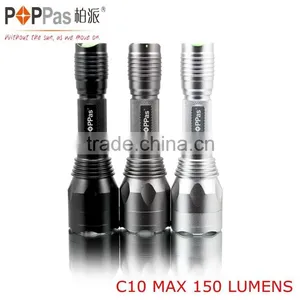 POPPAS C10 XPE 3w Led Rechargeable Reflector Flashlight thumbnail-1