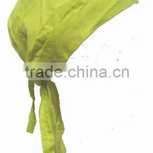 Plain Green Promotional Pirate Bandana Hat thumbnail-1