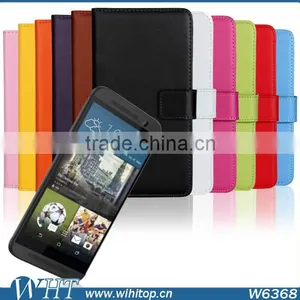 Wholesale Genuine Leather Case for HTC One M9, With Money Slot and Stand thumbnail-1