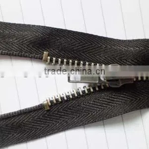5# Metal Zipper Aluminum Teeth Zipper Open End Zipper Locking Zipper Head Zipper for Jacket thumbnail-3