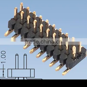 Dual Row 1.0mm Pitch Pin Header SMT Type thumbnail-1
