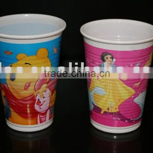 Disposable Plastic Printing Drinking Cups thumbnail-1