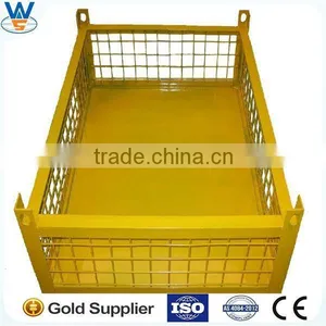 Foldable/ Stack Wire Mesh Steel Container, Wire Mesh Cage, Steel Cage thumbnail-4