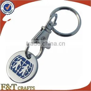 Custom Available Colorfulmetal Trolley Coin Keychain Holder thumbnail-6