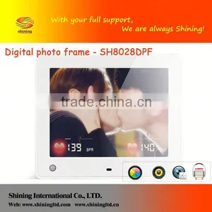 SH8028DPF 8" Digital Picture Frame Flash Card and u Dish thumbnail-1