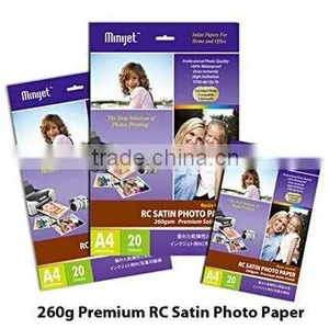 Professional Premium High Glossy Inkjet Photo Paper 260gsm ( RC Base ) thumbnail-1
