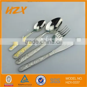 New Design 72pcs Stainless Steel Cutlery Set Flatware Set Dinnerware Set With Leather Case Wooden Case thumbnail-1