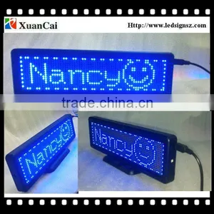 Blue 16*64SMD Indoor LED Cash/ Office Desktop Display thumbnail-1