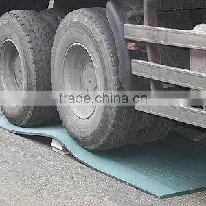 Black Surface Tread Pattern Hdpe Plastic Road Mat thumbnail-5