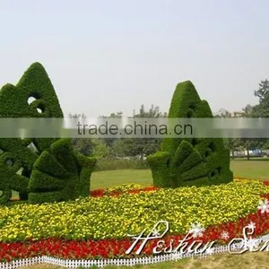 Garden Landscape Wholesale Artificial Topiary Grass Plant Fake Green Sculpture for Sale thumbnail-2