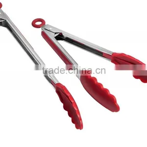 High Quality Bbq Service Silicone Tongs thumbnail-5
