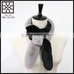 Own Design Fake Fur Long Scarf thumbnail-4