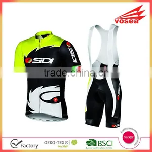 China Custom Design Cycling Jersey With Sportful Bib Pants thumbnail-1
