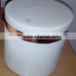 Marble Canister With Brass thumbnail-6