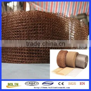 Surprising Quality!!!!!Copper/Brass/Stainless Steel Knit EMI/RFI Shielding Wire Mesh(Supplier) thumbnail-2