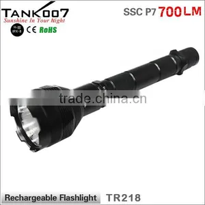 Tank007 TR218 Police LED Flashlight Power Light Led Torch Military Torch Lamp thumbnail-2